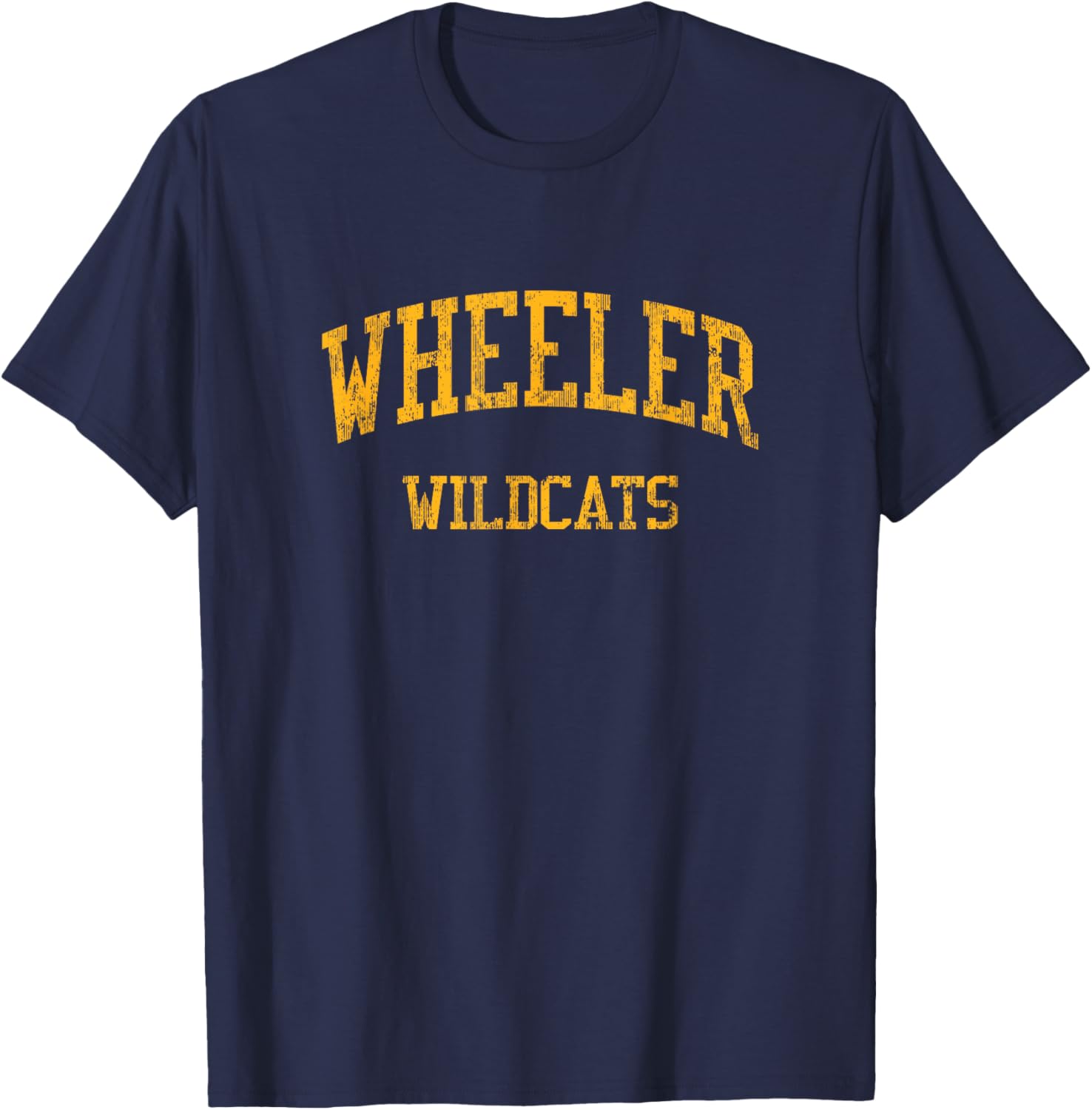Wheeler High School HS Marietta GA Vintage Sports T-Shirt - T-Shirt | Navy