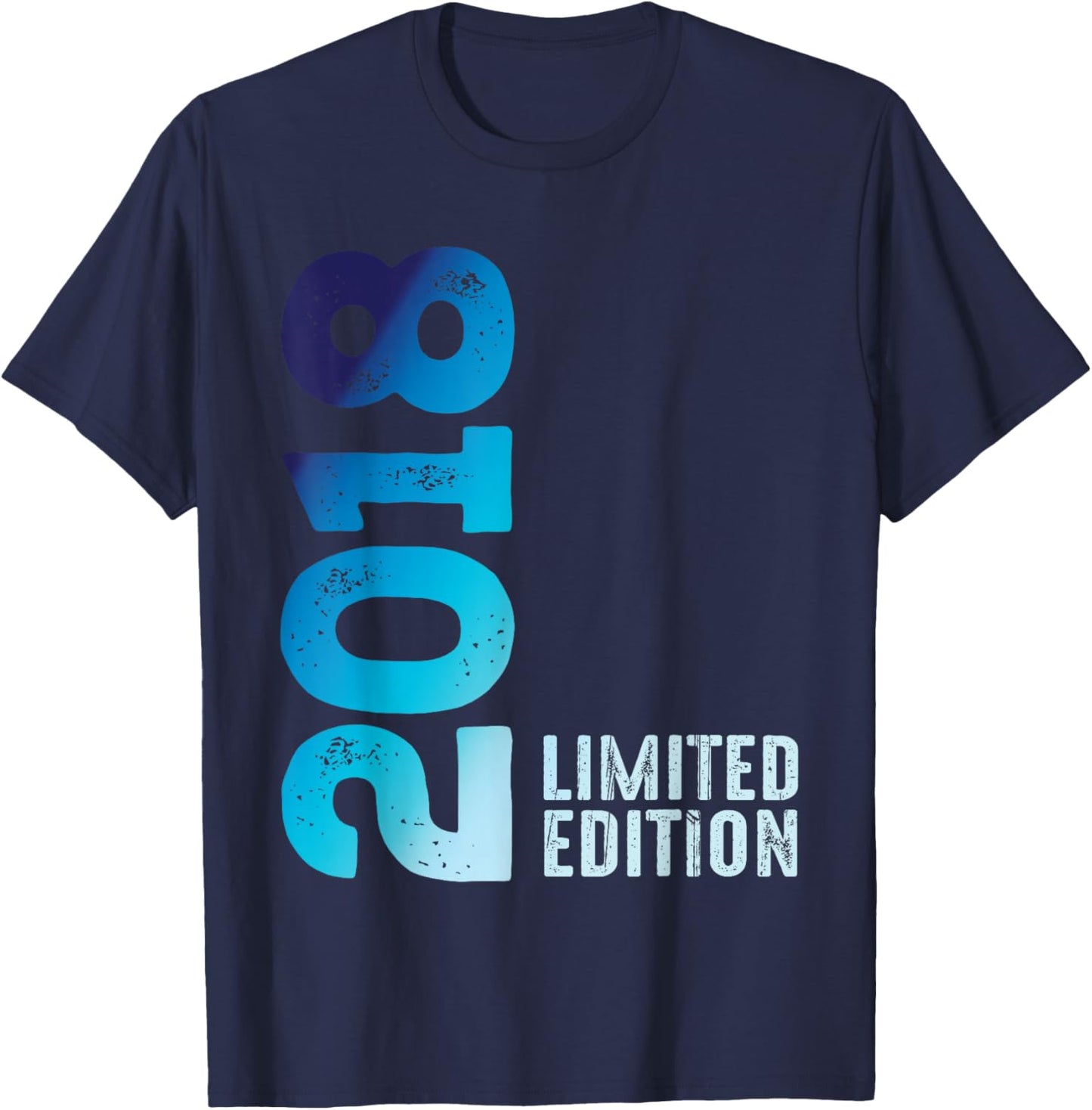 Awesome Year 2018 Vintage Since 2018 Limited Edition 2018 T-Shirt - T-Shirt | Navy
