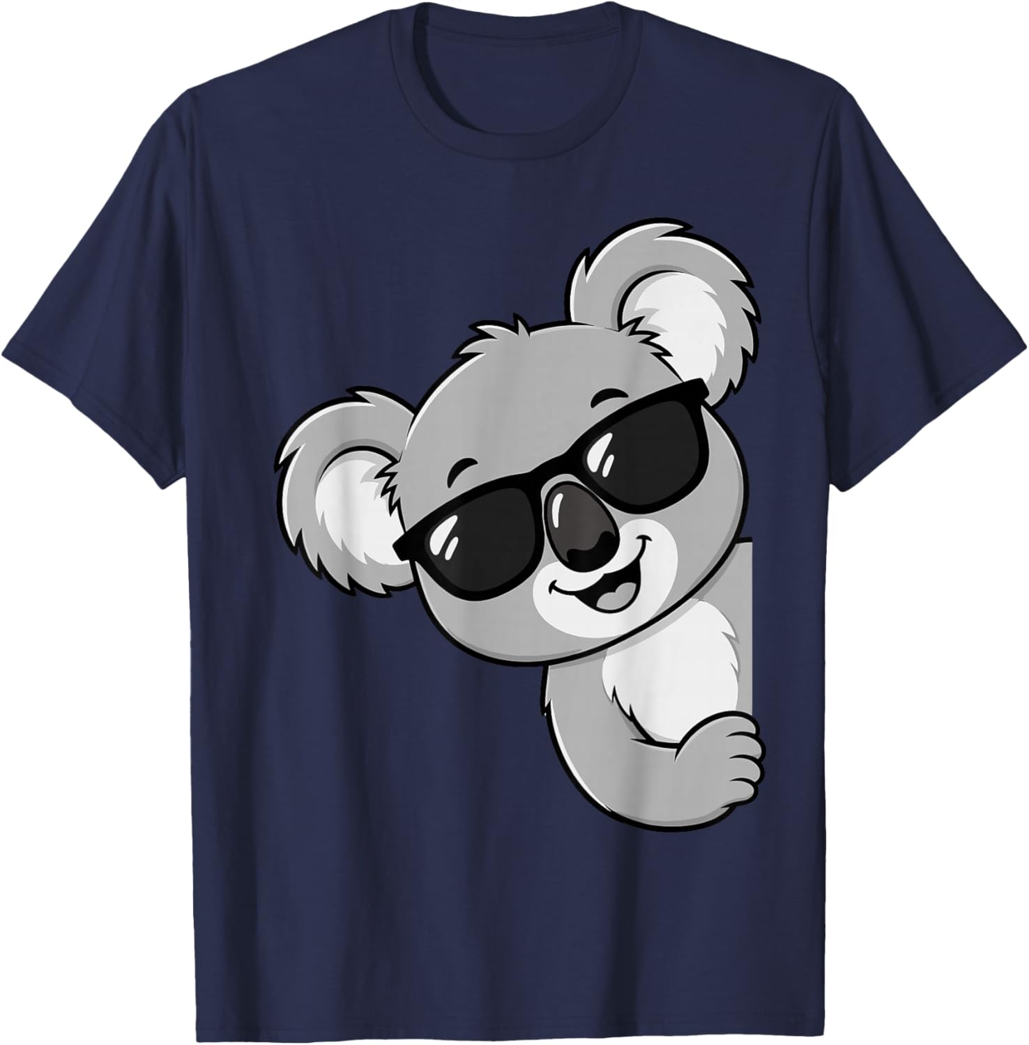 Funny Animal Lovers Koala T-Shirt - T-Shirt | Navy