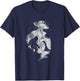 Bigfoot And Loch Ness Monster Being Abducted By A UFO T-Shirt - T-Shirt | Navy