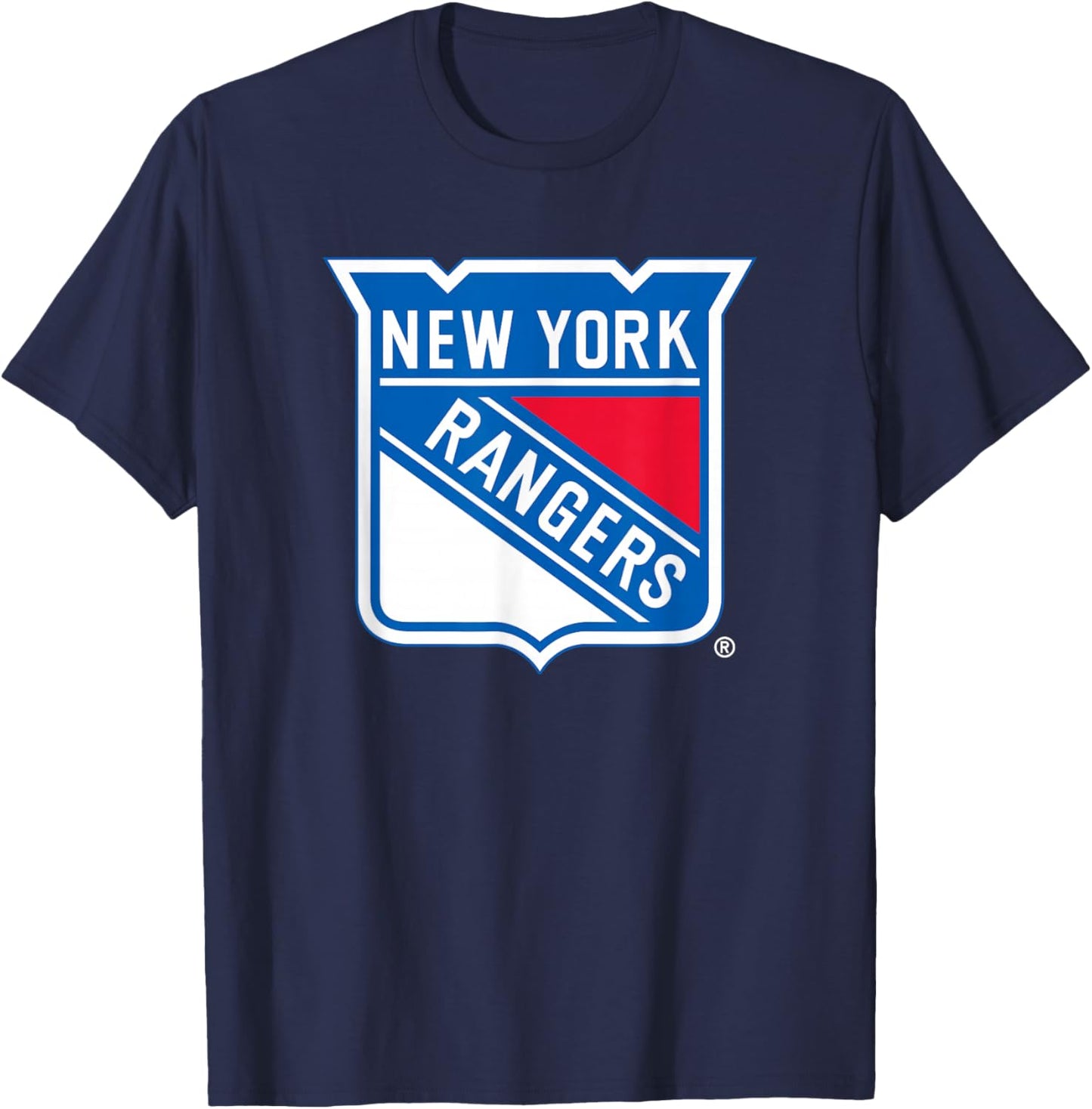 New York Rangers Icon Officially Licensed T-Shirt - T-Shirt | Navy
