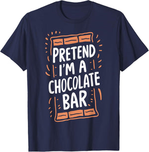 Pretend I'm A Chocolate Bar T-Shirt - T-Shirt | Navy