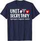 Unit Secretary Definition Unit Secretary T-Shirt - T-Shirt | Navy