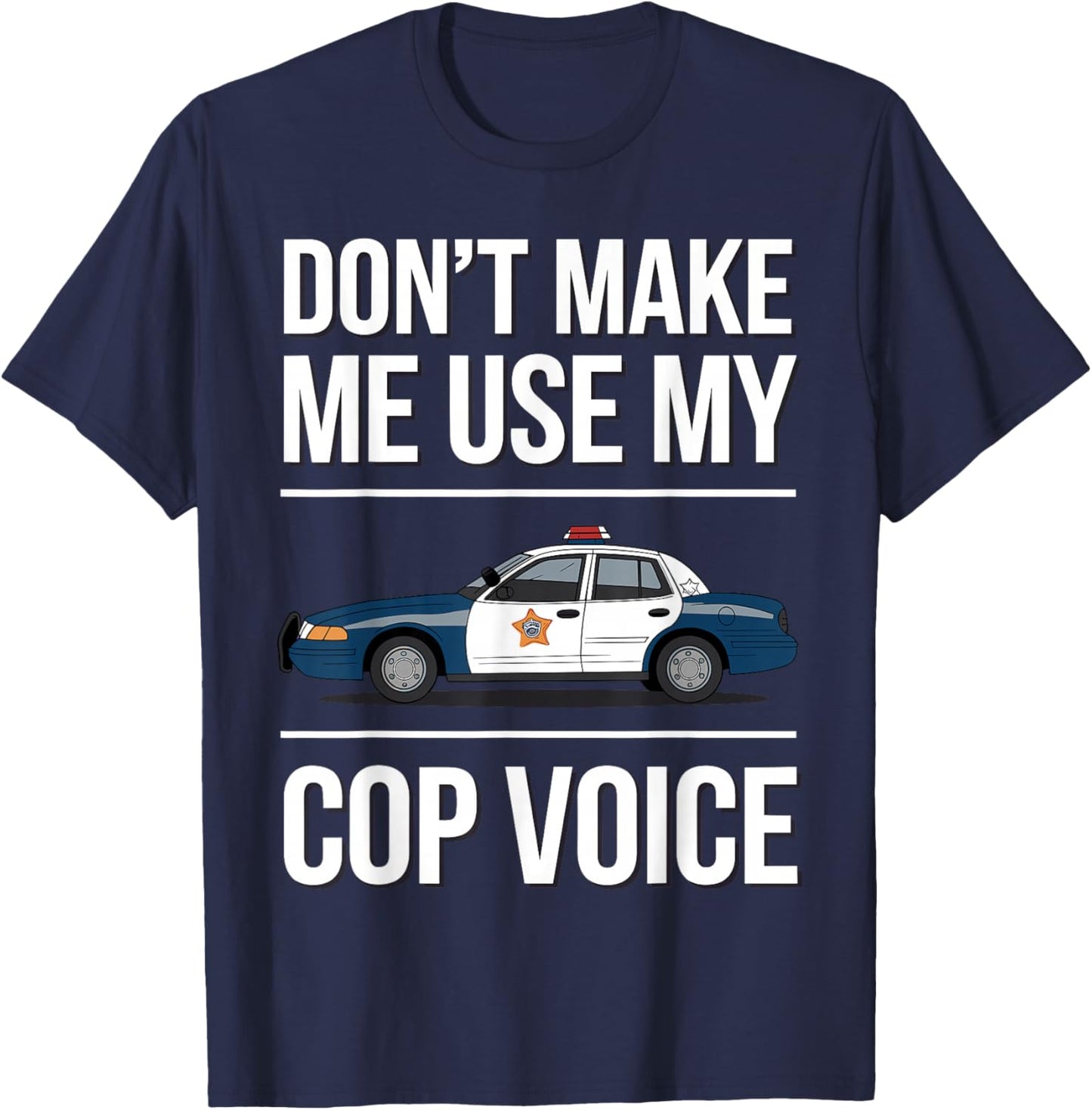 Police Art Women Cop Law Enforcement Police Officer T-Shirt - T-Shirt | Navy