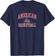 American University Eagles Basketball Screen Royal T-Shirt - T-Shirt | Navy