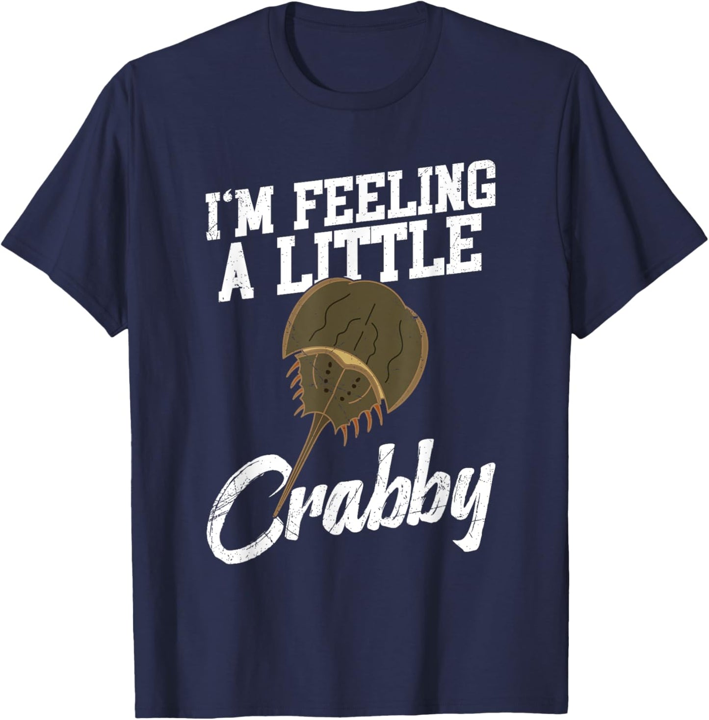 Horseshoe Crab Owner Biologist Chelicerate Encycloart T-Shirt - T-Shirt | Navy