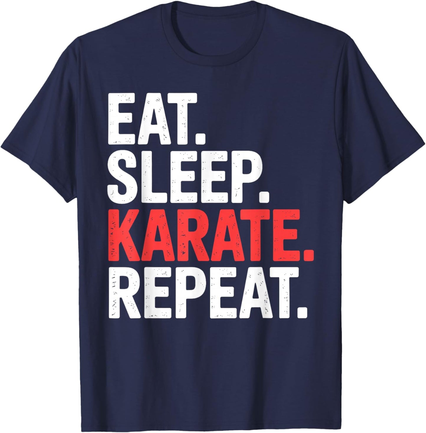 Funny Karate Design Women Kids Karateka Black Belt T-Shirt - T-Shirt | Navy