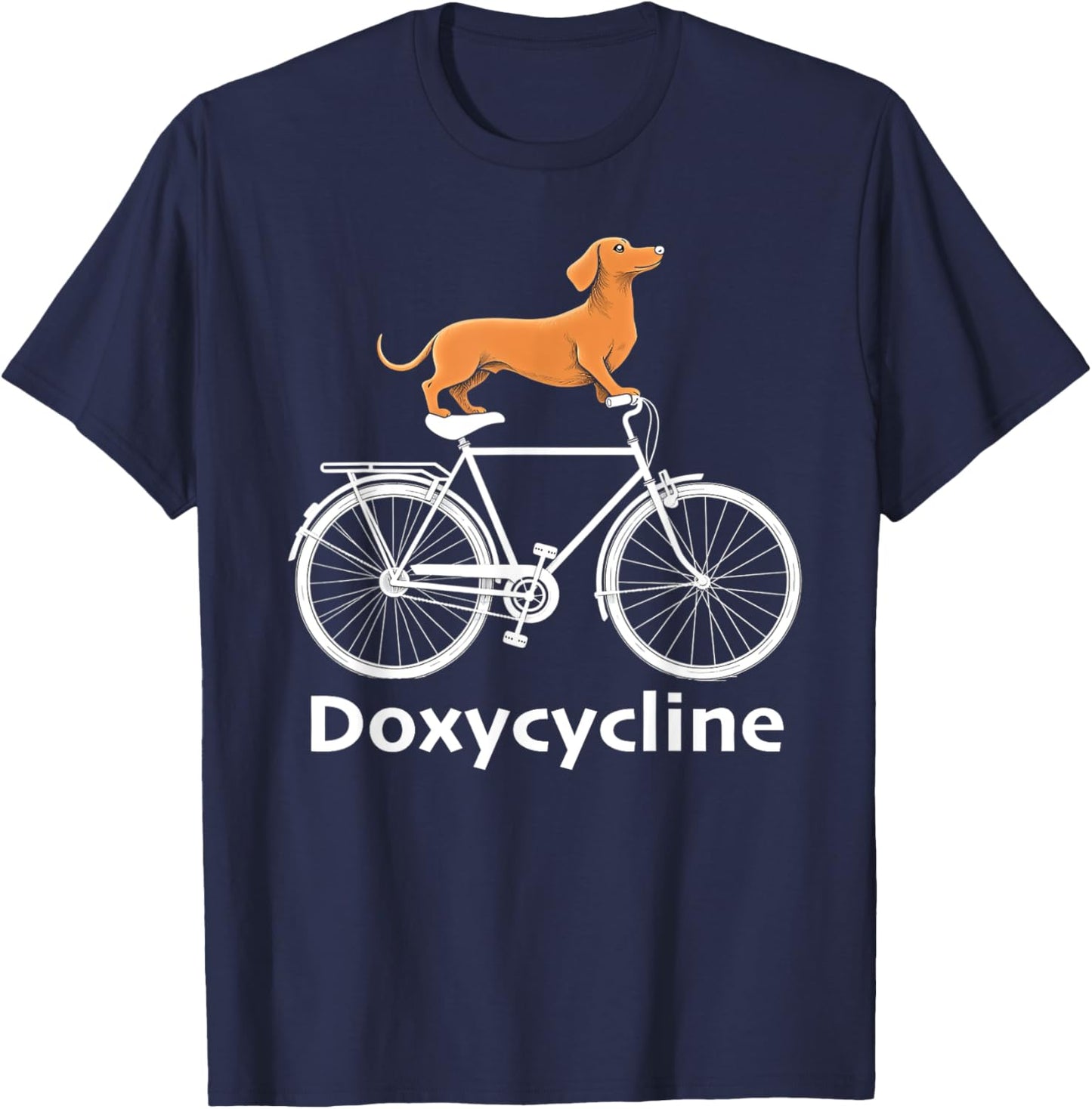 Doxycycline Pharmacy Technician Funny Pharmacist Veterinary T-Shirt - T-Shirt | Navy