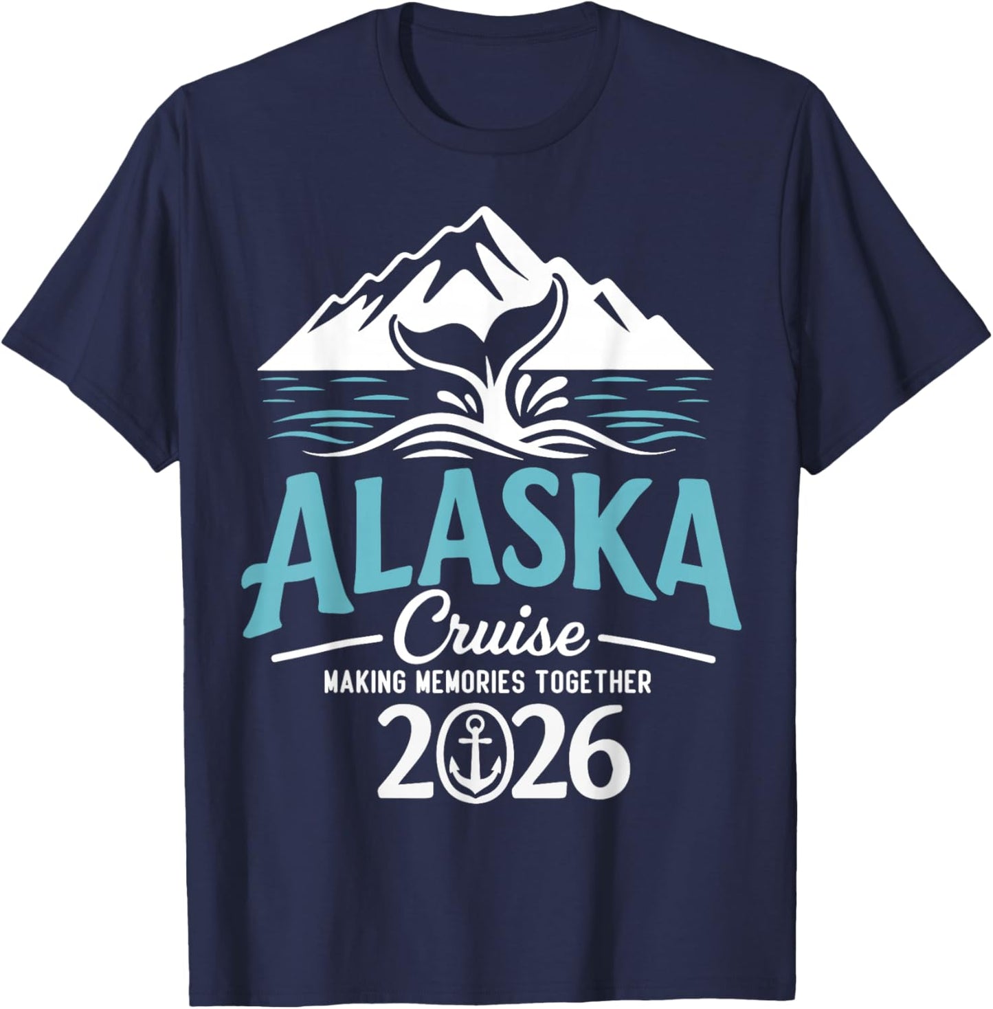 Matching Family Friends and Group Alaskan Alaska Cruise 2026 T-Shirt - T-Shirt | Navy