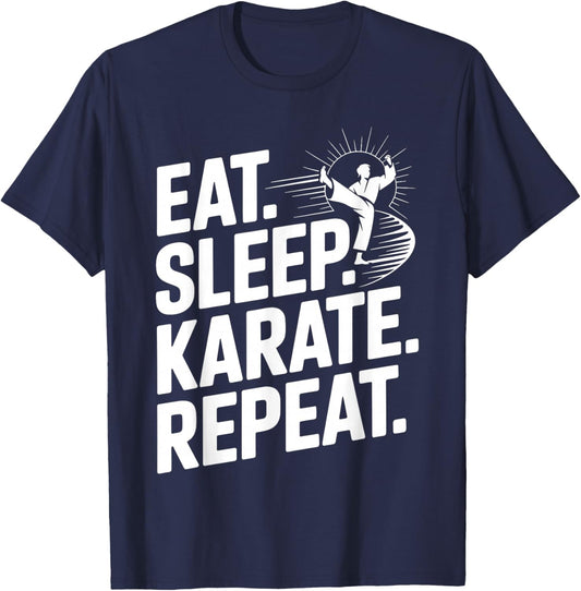 Cool Karate Design Women Kids Martial Arts Karate T-Shirt - T-Shirt | Navy