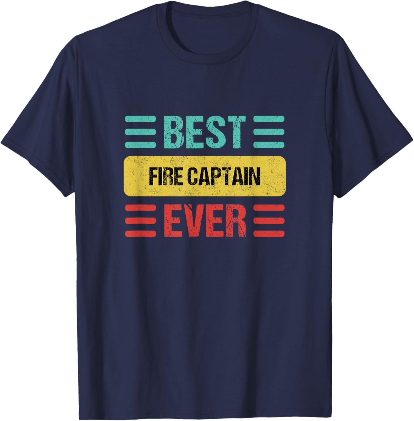 Fire Captain T-Shirt - T-Shirt | Navy
