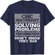 CNC Machinist T-Shirt - T-Shirt | Navy
