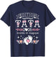 Future Tata 2026 Gift Announcement Pregnancy Aunt 2026 T-Shirt - T-Shirt | Navy