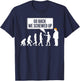 Funny Political Humor Anti-Trump Evolution T-Shirt - T-Shirt | Navy