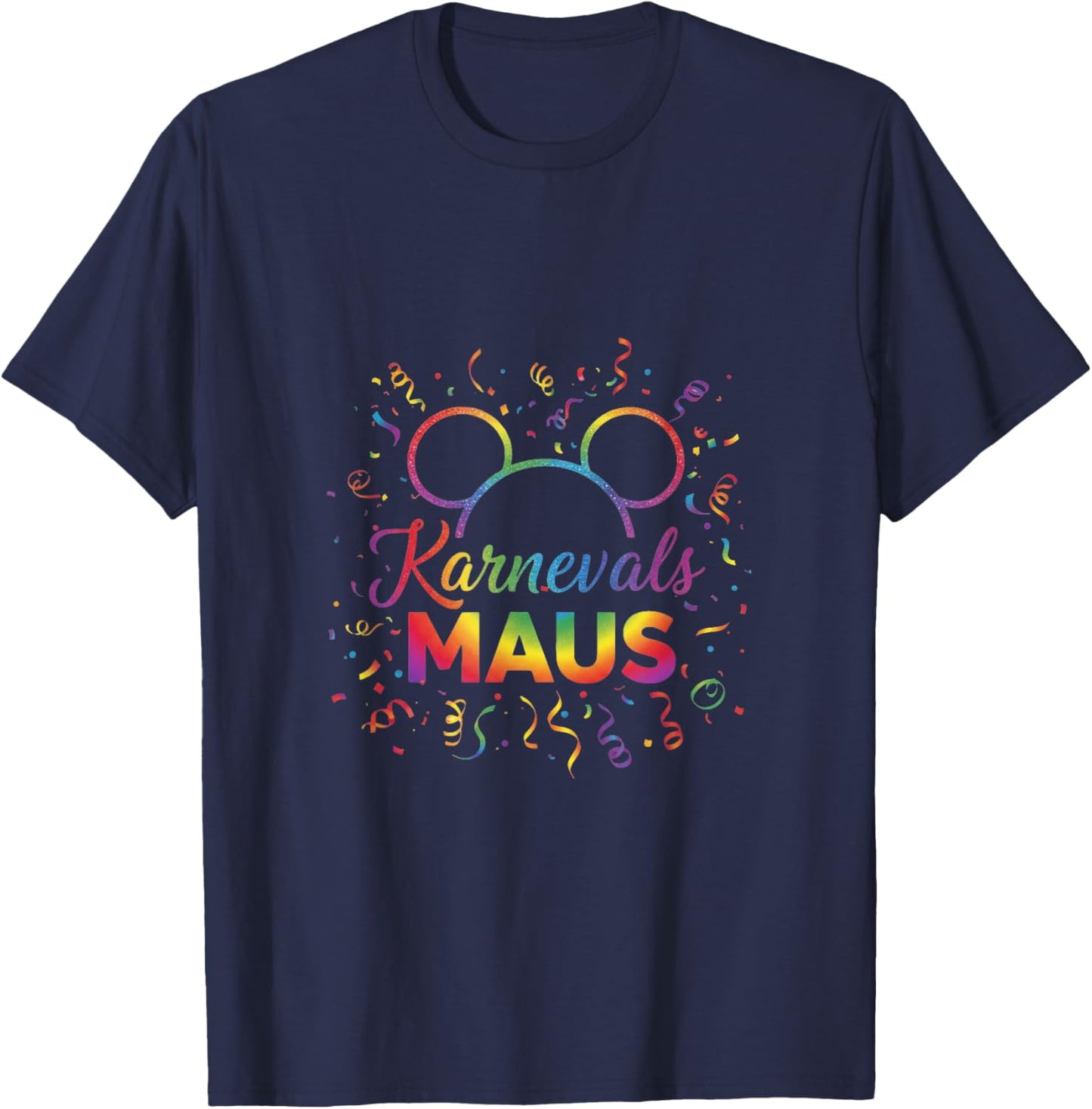 Carnival Mouse Carnival Alaaf Cologne For Cologne Carnival Mouse T-Shirt - T-Shirt | Navy