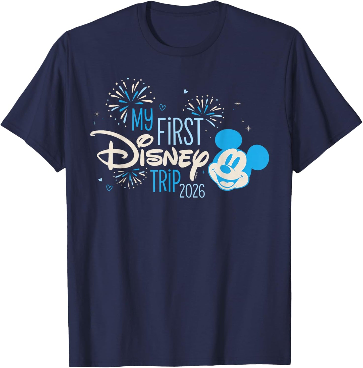 Disney Mickey Mouse "My First Disney Trip" 2026 Vacation T-Shirt - T-Shirt | Navy