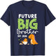Kids Future Big Brother 2026 Dinosaur 2nd Pregnancy Announcement T-Shirt - T-Shirt | Navy
