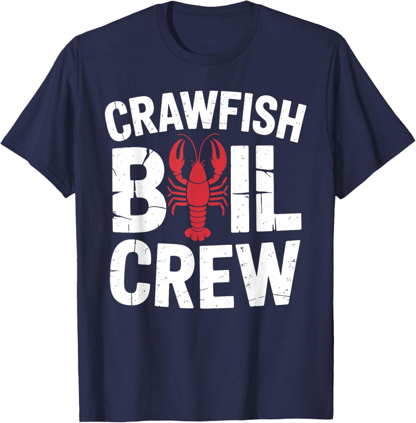 Best Crawfish Art Women Sea Crayfish Crawfish Boil T-Shirt - T-Shirt | Navy