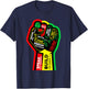 Juneteenth Dream Like Leaders African Afro Black Men Women T-Shirt - T-Shirt | Navy