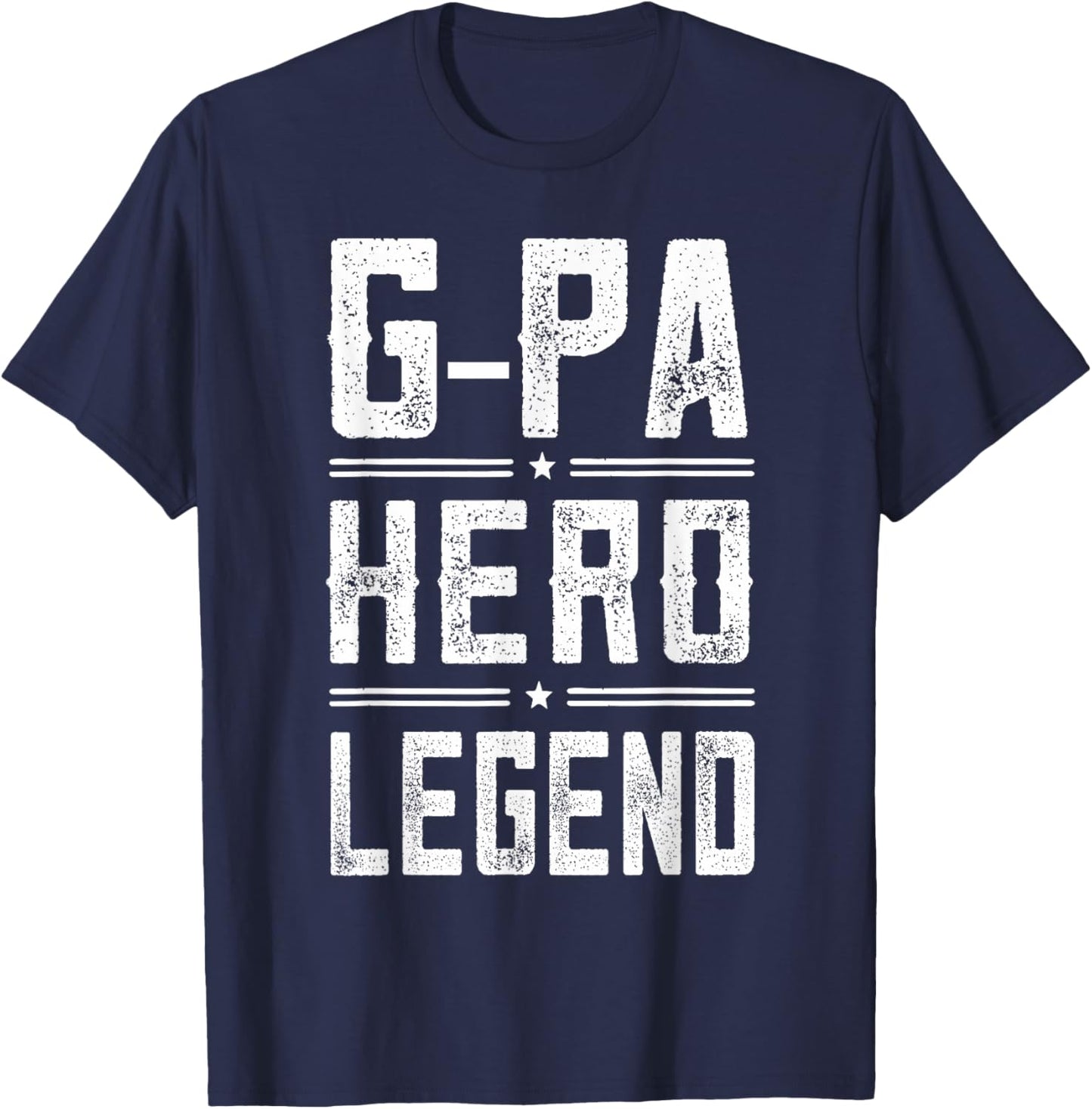 G-Pa Hero Legend - Vintage Distressed G-Pa T-Shirt - T-Shirt | Navy