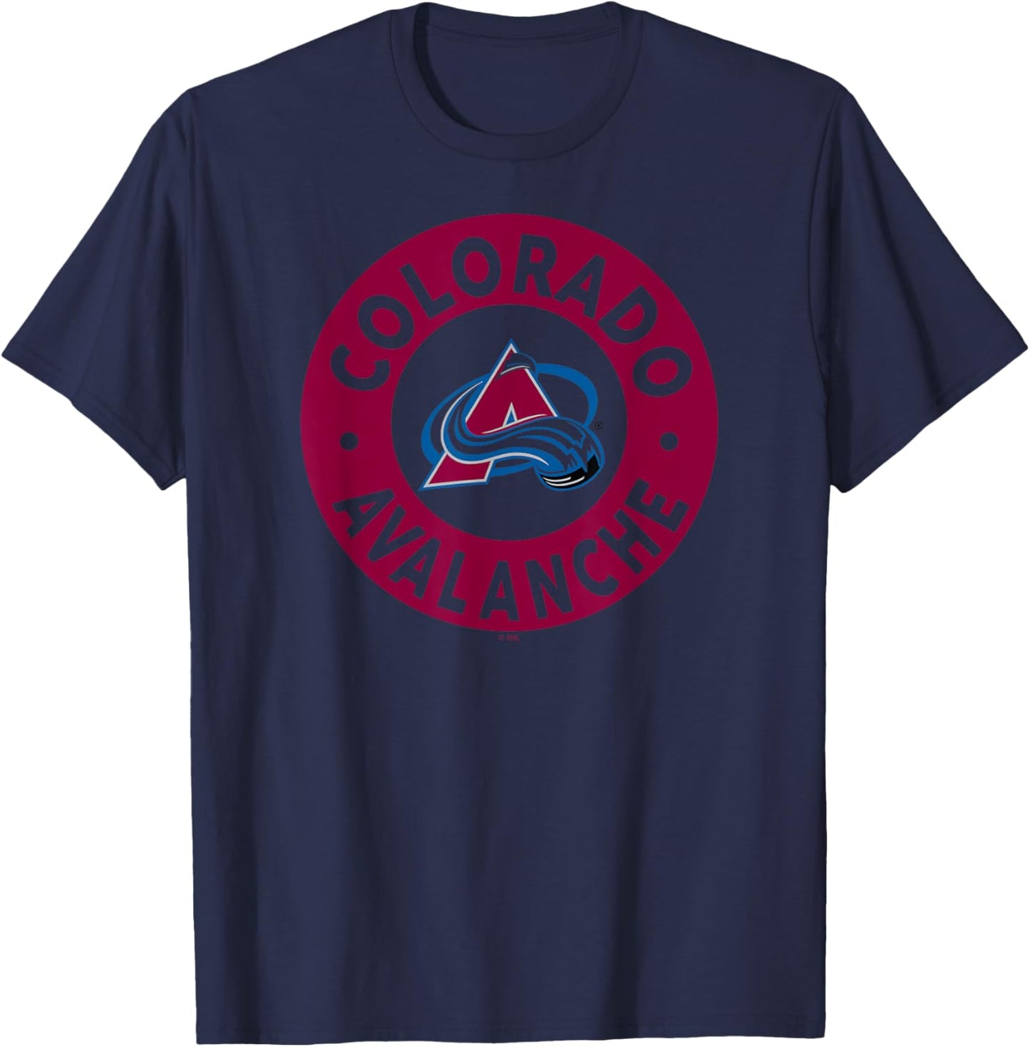 Colorado Avalanche Symbol White Officially Licensed T-Shirt - T-Shirt | Navy