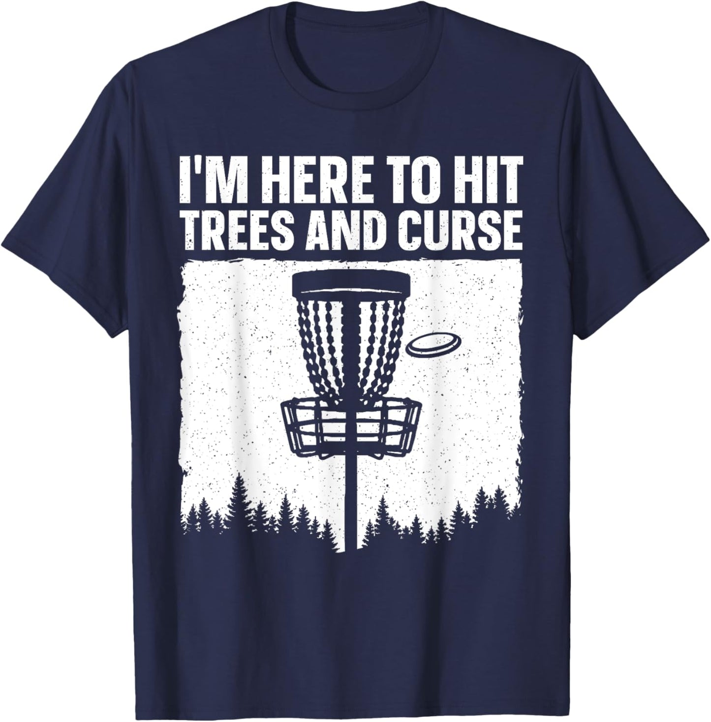 Best Disc Golf Art Women Disc Golfer Disc Golf Lover T-Shirt - T-Shirt | Navy