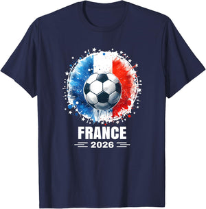 Vêtements de France Maillots de France 2026 Haut de Gamme T-Shirt - T-Shirt | Navy