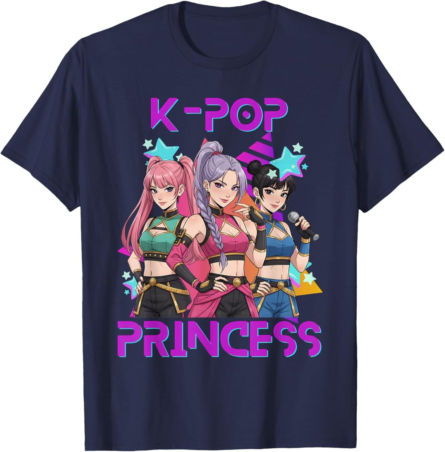 K-Pop K-Pop 7th Birthday Girl 7 Years T-Shirt - T-Shirt | Navy