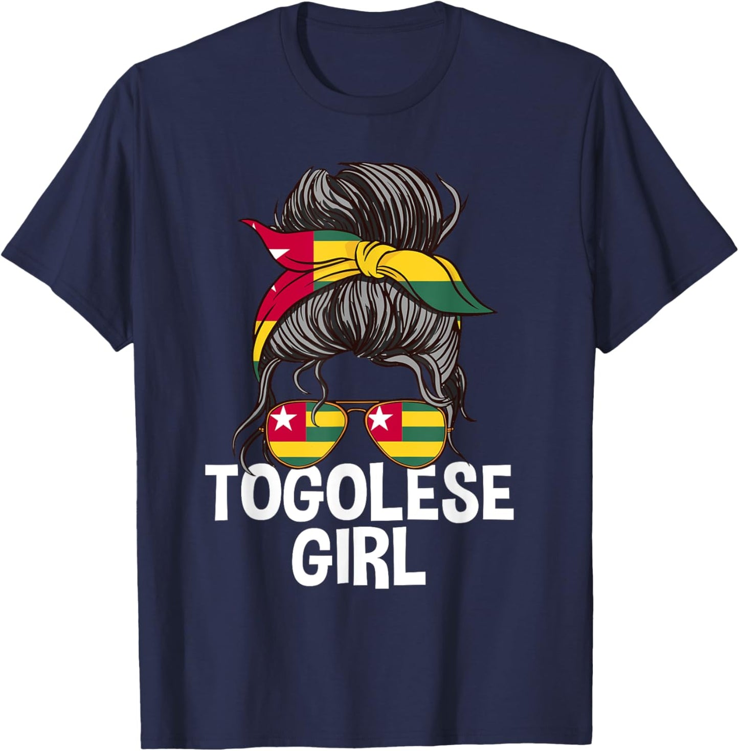Togolese Chignon Proud Togo Women's T-Shirt - T-Shirt | Navy
