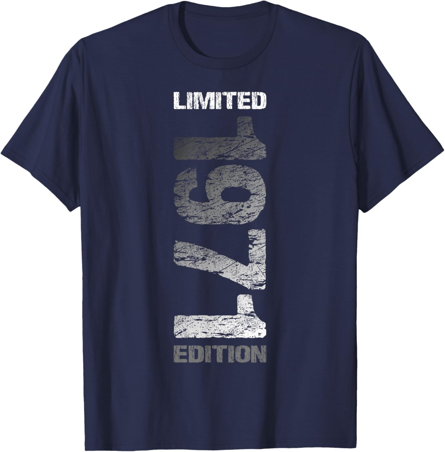 Limited Edition 1971 55th Birthday T-Shirt - T-Shirt | Navy