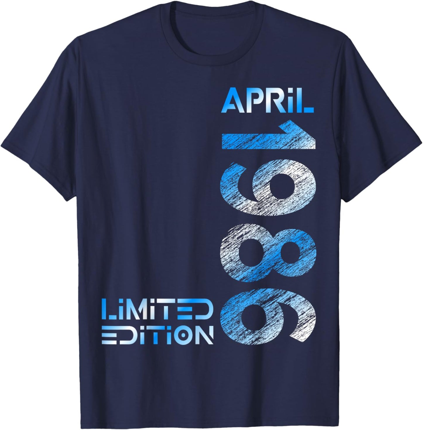Limited Edition April 1986 Mann Frau 40. Geburtstag T-Shirt - T-Shirt | Navy