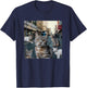 Street Gangster Cats Meme Cat Lovers Funny Memes Brainrot T-Shirt - T-Shirt | Navy