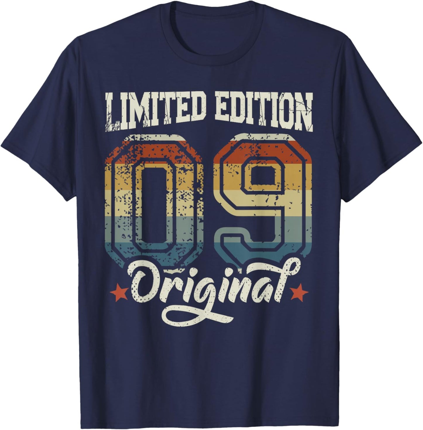17th Birthday Boy Girl 17 Years 2009 Gift Funny T-Shirt - T-Shirt | Navy
