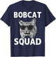 Best Bobcat Art Women Kids Bobcat Animal Cat Bobcat T-Shirt - T-Shirt | Navy