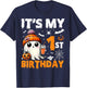 It's My 1st Birthday 1 Years Old Ghost Pumpkin Halloween T-Shirt - T-Shirt | Navy