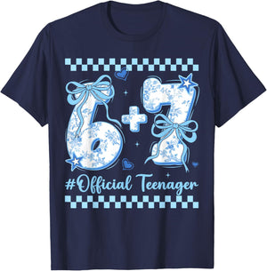 67 13 Year Old Teenager 13th Birthday Funny Coquette Girls T-Shirt - T-Shirt | Navy