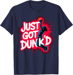 Baptized Jesus Just Got Dunked Baptism T-Shirt - T-Shirt | Navy