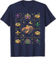 Crayfish Carnival Mardi Gras T-Shirt - T-Shirt | Navy