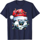 Santa Sports Design Boys Christmas Soccer Player T-Shirt - T-Shirt | Navy