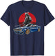 Retro Vintage Japanese Warrior JDM Ride Legendary Race Car T T-Shirt - T-Shirt | Navy
