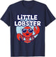 Kids Child Lobster Kids T-Shirt - T-Shirt | Navy