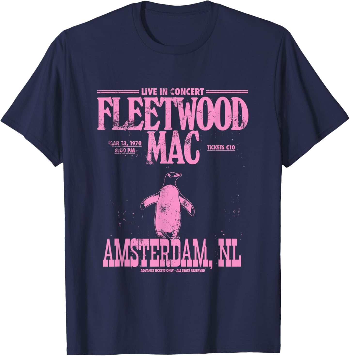 Amsterdam Live T-Shirt - T-Shirt | Navy