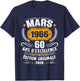 Vintage March 1966 60th Birthday Gift Man Woman T-Shirt - T-Shirt | Navy