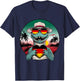 Germany Roots Crocodile Heart German Flag Deutschland T-Shirt - T-Shirt | Navy