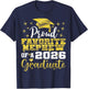 Super Proud Favorite Nephew of 2026 Graduate Senior Family T-Shirt - T-Shirt | Navy