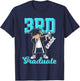 3rd Grade Graduation 2026 Dabbing boy Class 26 Graduate T-Shirt - T-Shirt | Navy