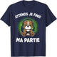 Wait I Finish My Game Funny Humor Gaming Dog Gamer T-Shirt - T-Shirt | Navy