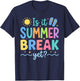 Funny Teacher Last Day School Summer Vacation Mood Humor T-Shirt - T-Shirt | Navy