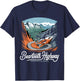 Beartooth Highway Montana Wyoming Mountains Winding Road T-Shirt - T-Shirt | Navy