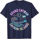 Tie Dye Grand Cayman Souvenirs Cayman Island Sunset Beach T-Shirt - T-Shirt | Navy